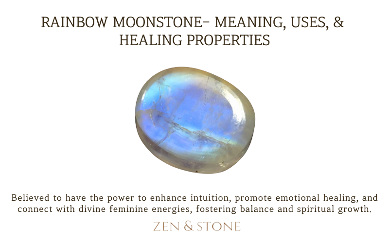 Rainbow Moonstone - Meaning, Uses, & Healing Properties