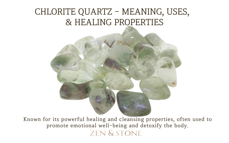 Chlorite Quartz - Meaning, Uses, & Healing Properties