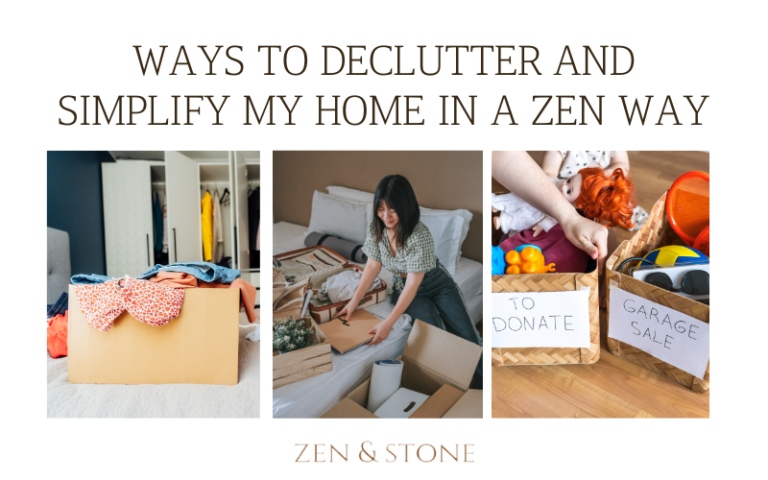 Decluttering your life, simplify home