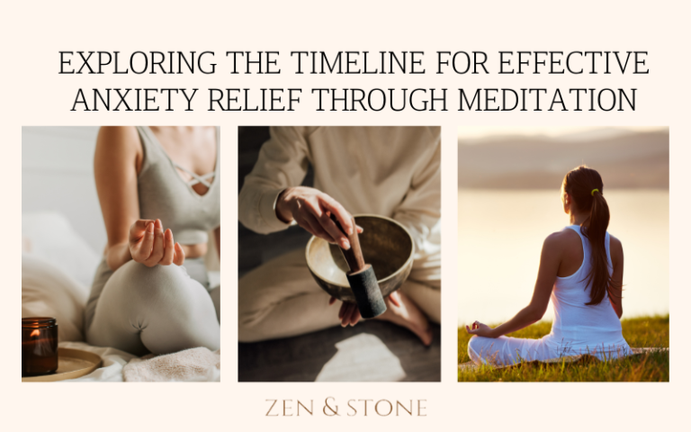 Effective anxiety relief, meditation