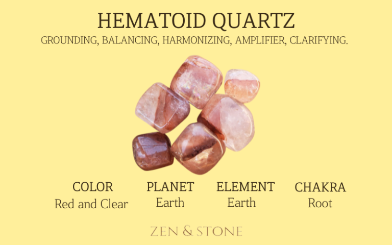 Hematoid Quartz, Hematoid Quartz Healing Properties, Hematoid Quartz Uses