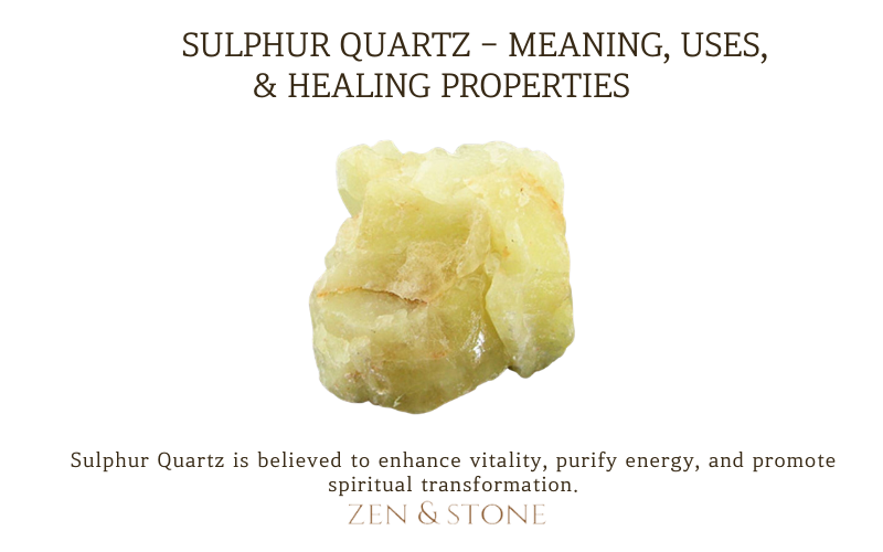 Sulphur Quartz- Meaning, Uses, & Healing Properties