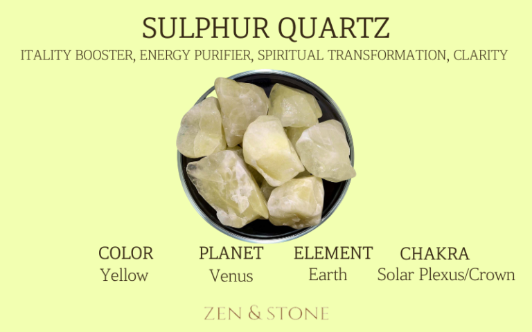 Sulphur Quartz, Sulphur Quartz Healing Properties, Sulphur Quartz Uses