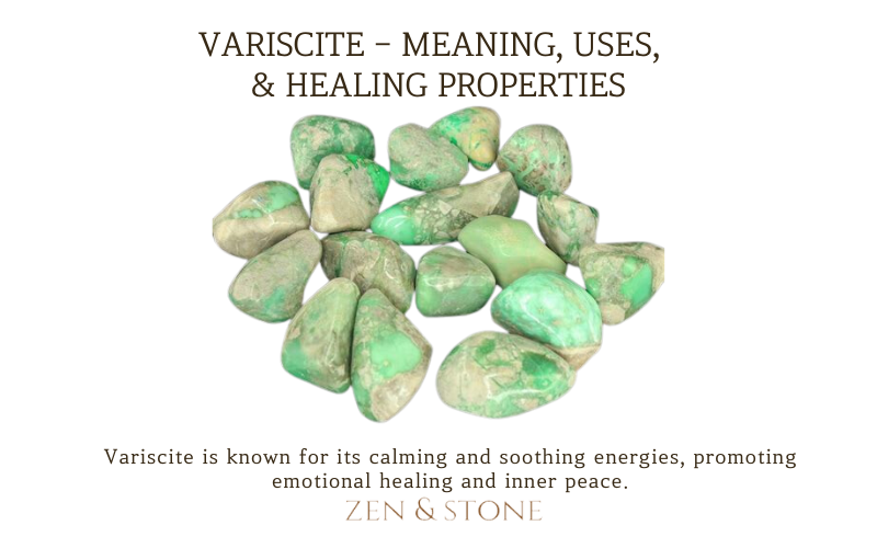 Variscite - Meaning, Uses, & Healing Properties