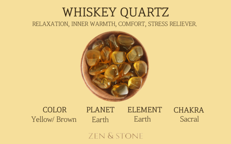 Whiskey Quartz, Whiskey Quartz Healing Properties, Whiskey Quartz Uses