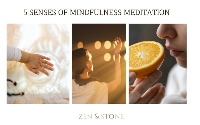 Mindfulness meditation and the 5 senses, Cultivating awareness through the senses, Sensory mindfulness in meditation, Engaging the 5 senses in meditation