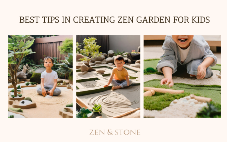 en garden for kids, Using a zen garden with children, Kid-friendly zen garden ideas, Incorporating mindfulness in child's play,