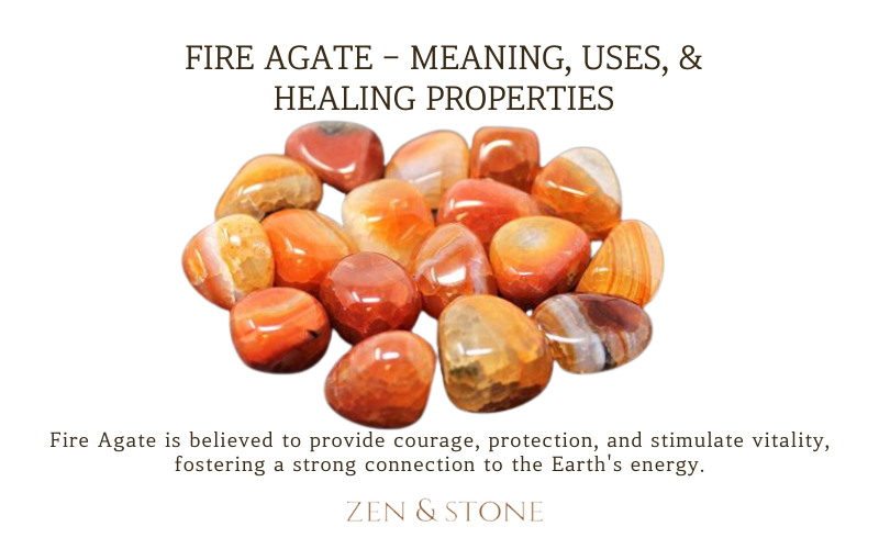 Fire Agate - Meaning, Uses, & Healing Properties