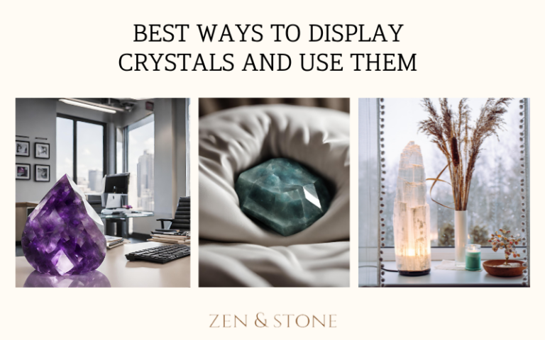 Ways to display crystals, where to display my crystals, right position for my crystals