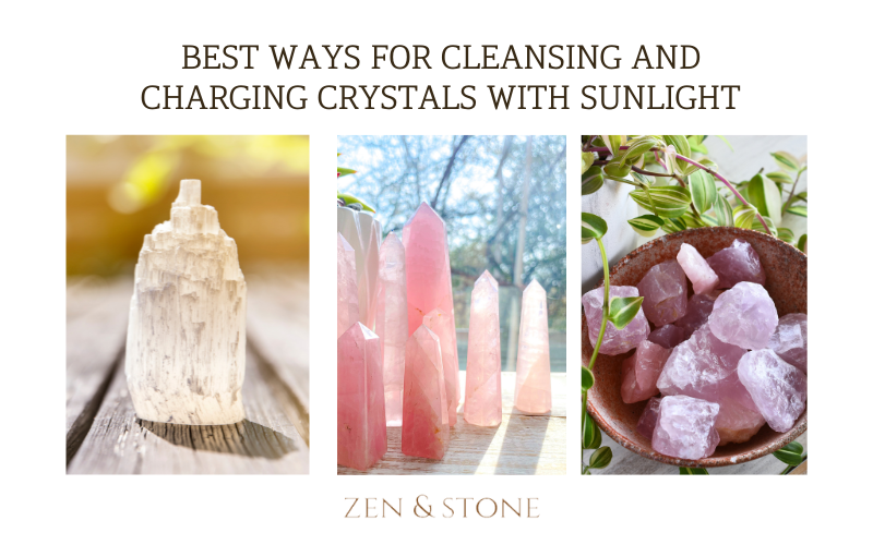 best ways to recharge stones, stones recharging, recharging using sunlight
