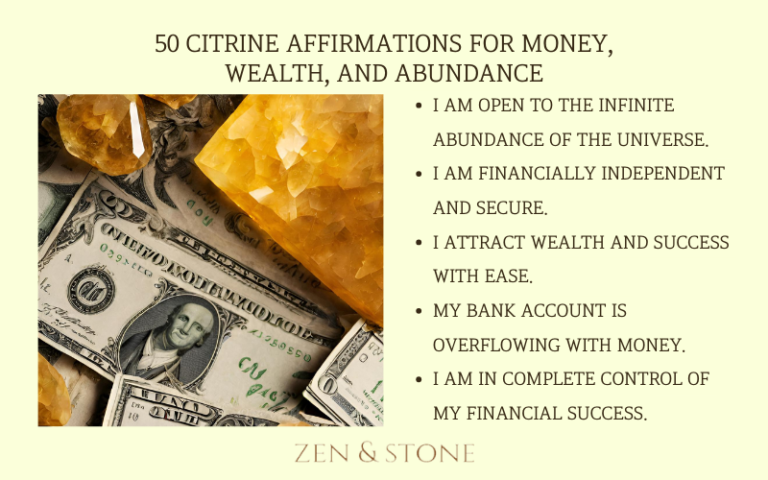 Citrine crystal affirmations, Manifesting wealth with citrine, Abundance affirmations with citrine, Citrine energy for prosperity, Attracting money with citrine