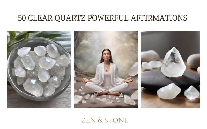 Clear Quartz affirmation practice, Amplifying intentions with Clear Quartz, Positive affirmations for manifestation, Crystal healing and affirmations, Clear Quartz energy amplification