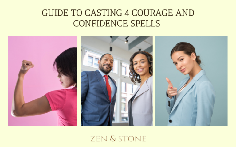 Conjuring self-confidence, Magical rituals for courage, Enchantments