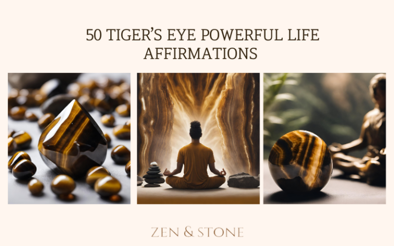 Courage empowerment, Strength affirmation, Resilience building, Abundance mindset Tiger's Eye meditation