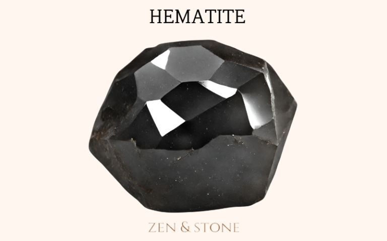 Hematite, Moonstone and Rose Quartz jewelry, Emotional healing stones, Nurturing energies, Love and compassion