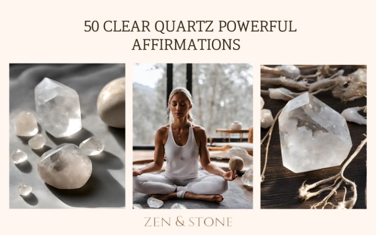 Mindfulness with Clear Quartz affirmations, Using affirmations with healing crystals