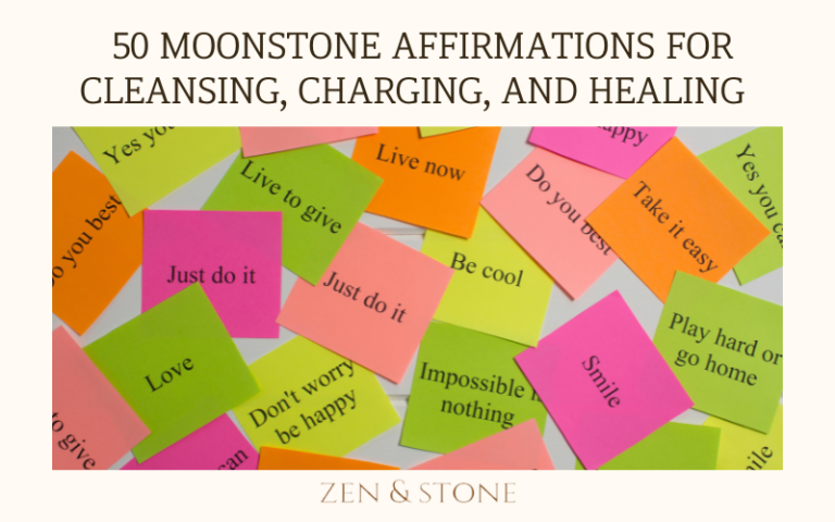 Moonstone affirmations, Cleansing with moonstone, Healing crystals affirmations, Charging energy affirmations, Spiritual healing with moonstone