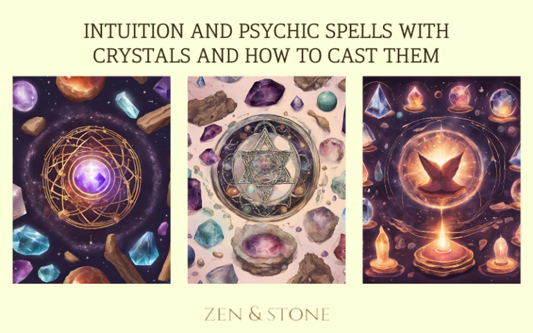 Psychic Spells, Crystals for spells, casting spells