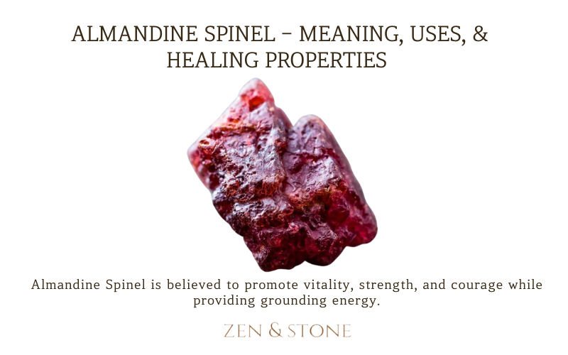 Almandine Spinel - Meaning, Uses, & Healing Properties