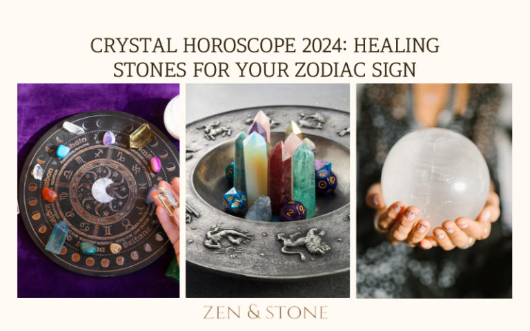 Crystal Horoscope, 2024 Crystals, Healing Stones for your zodiac sign