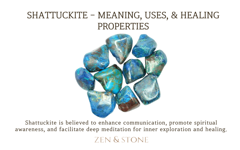 Shattuckite - Meaning, Uses, & Healing Properties